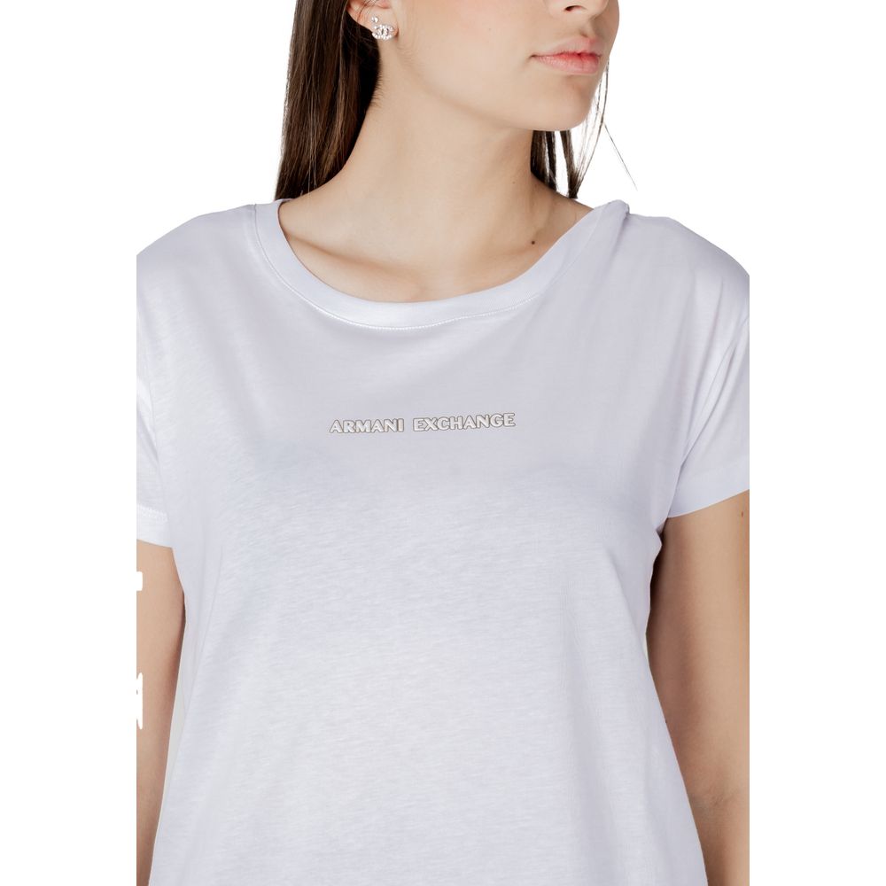 Camiseta Blanca de Algodón Armani Exchange