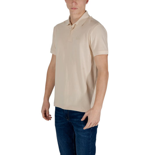 Polo EA7 Emporio Armani de algodón beige
