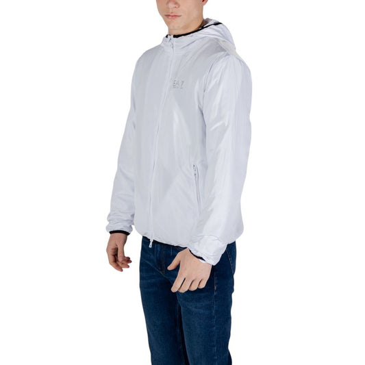 Chaqueta EA7 Emporio Armani de poliéster blanco