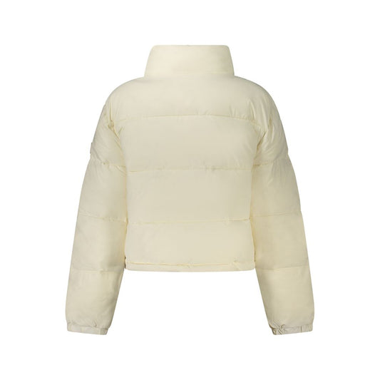 Chaqueta de mujer Guess Jeans Bianco de poliéster reciclado