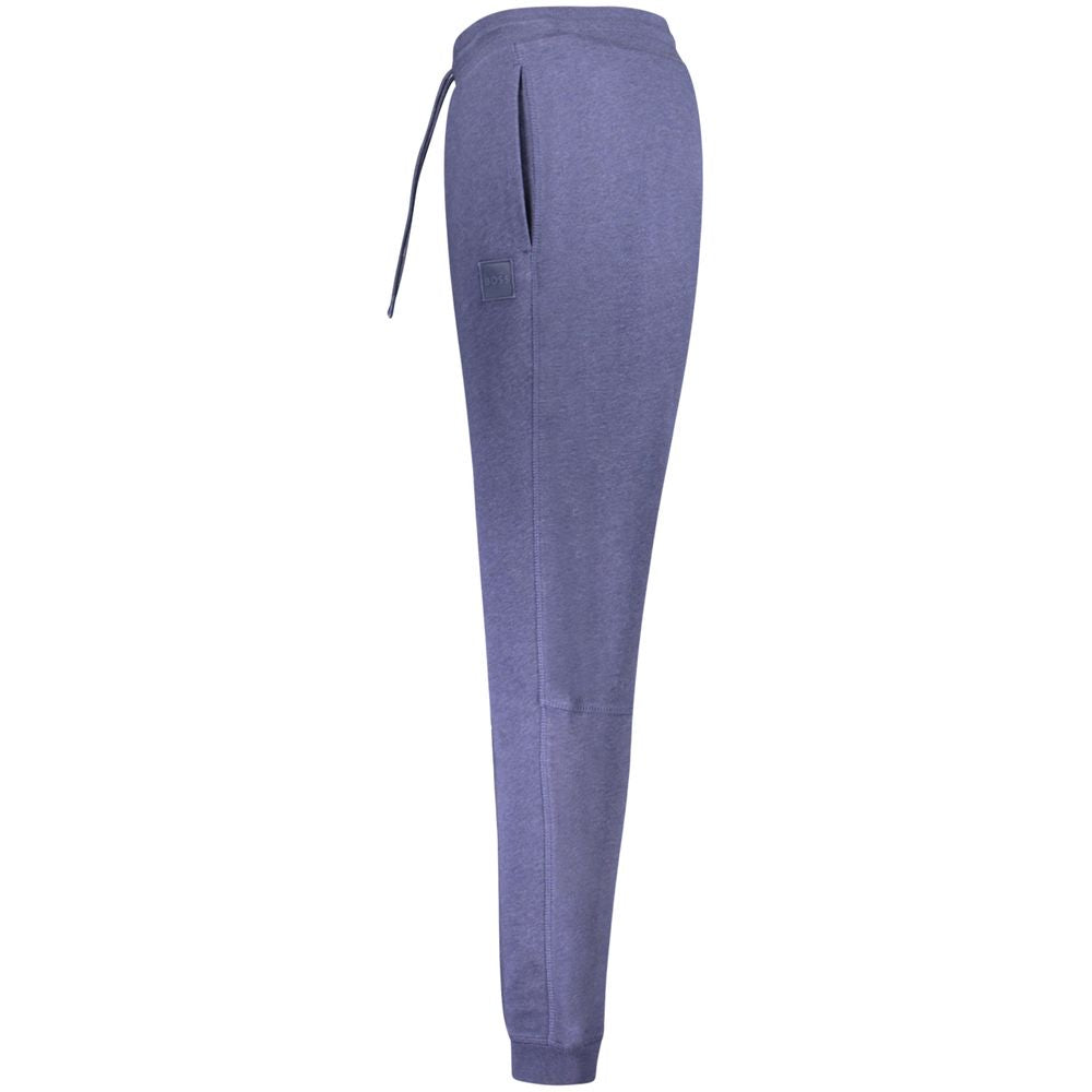 Hugo Boss Blu Cotton Men's Track Pant
