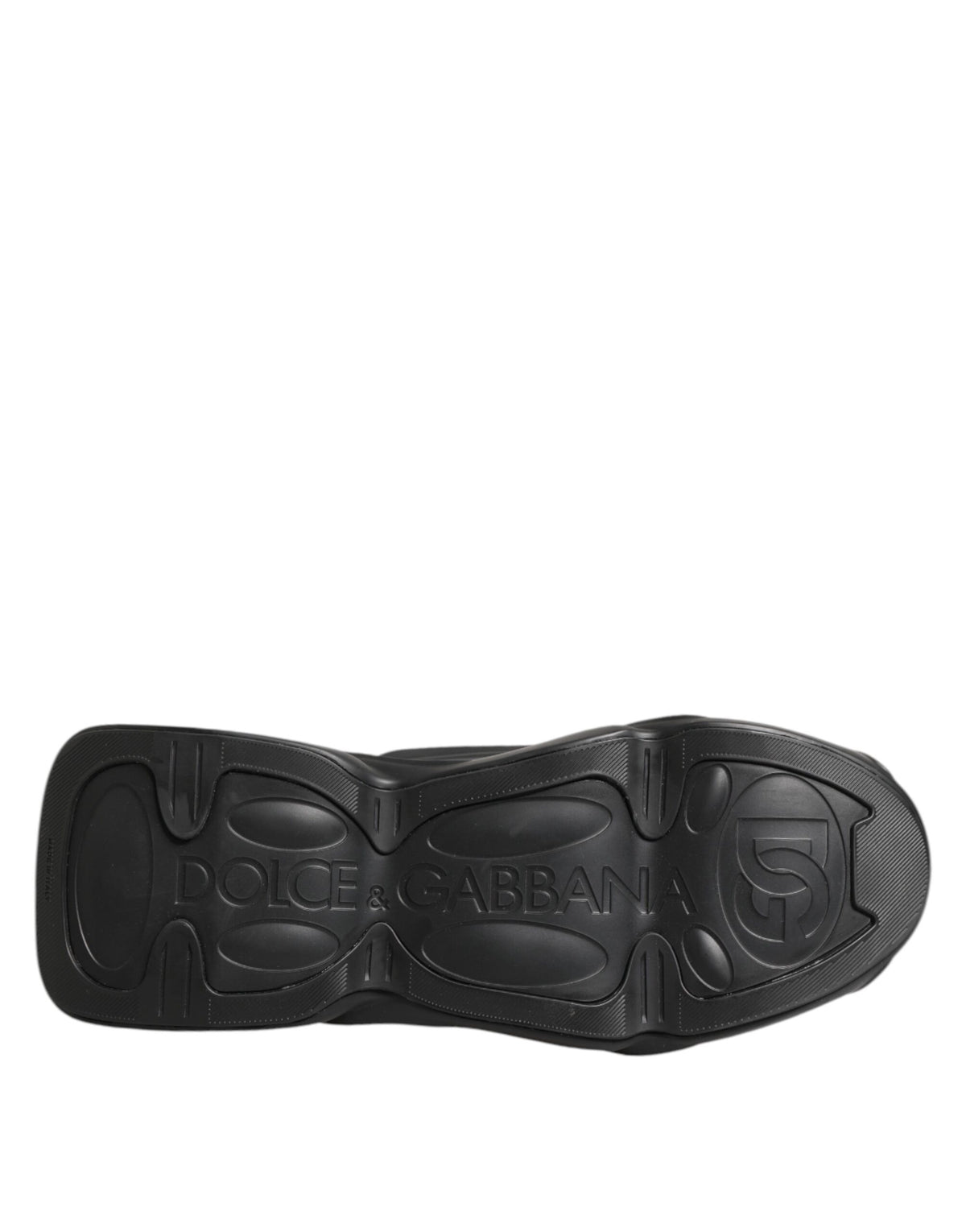 Chaussures baskets basses pour homme Dolce & Gabbana Wave noires à lacets