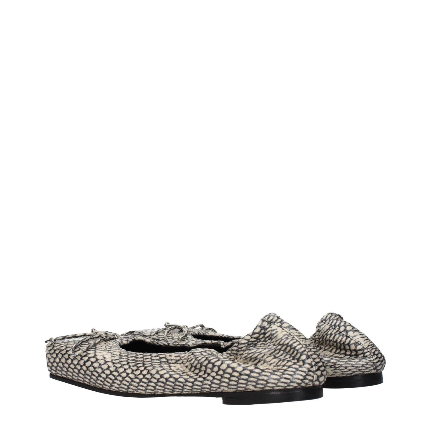 Jacquemus Zapatillas de Ballet de Cuero Beige