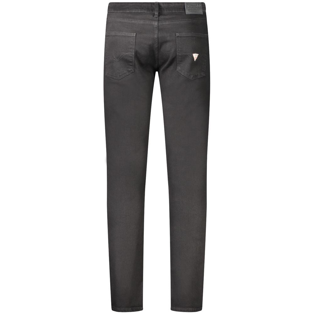 Guess Jeans Nero Algodón Jean Pitillo de Hombre