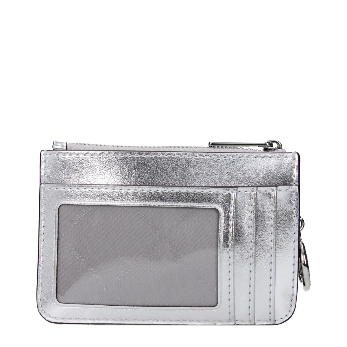 Portefeuille Michael Kors en cuir gris