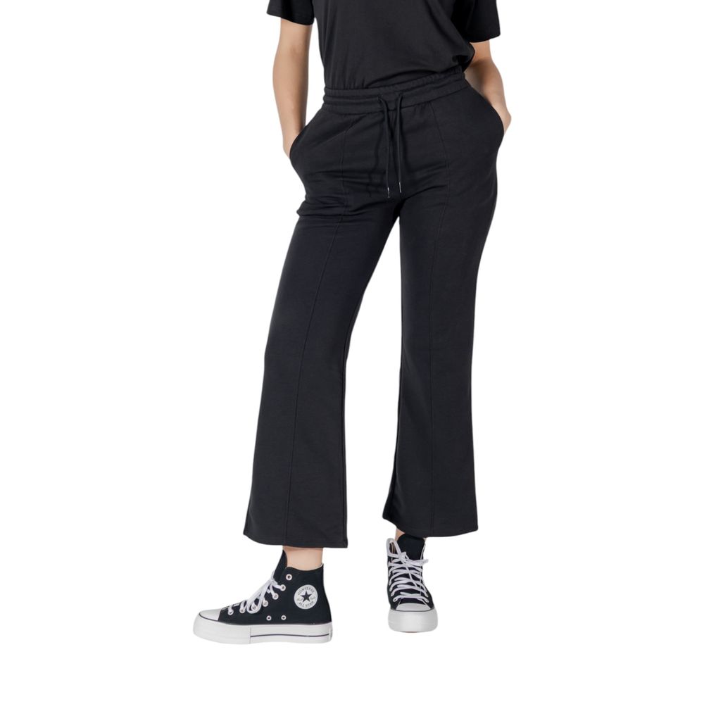 Converse Pantalones Jogger Negro Algodón Para Entrenamiento
