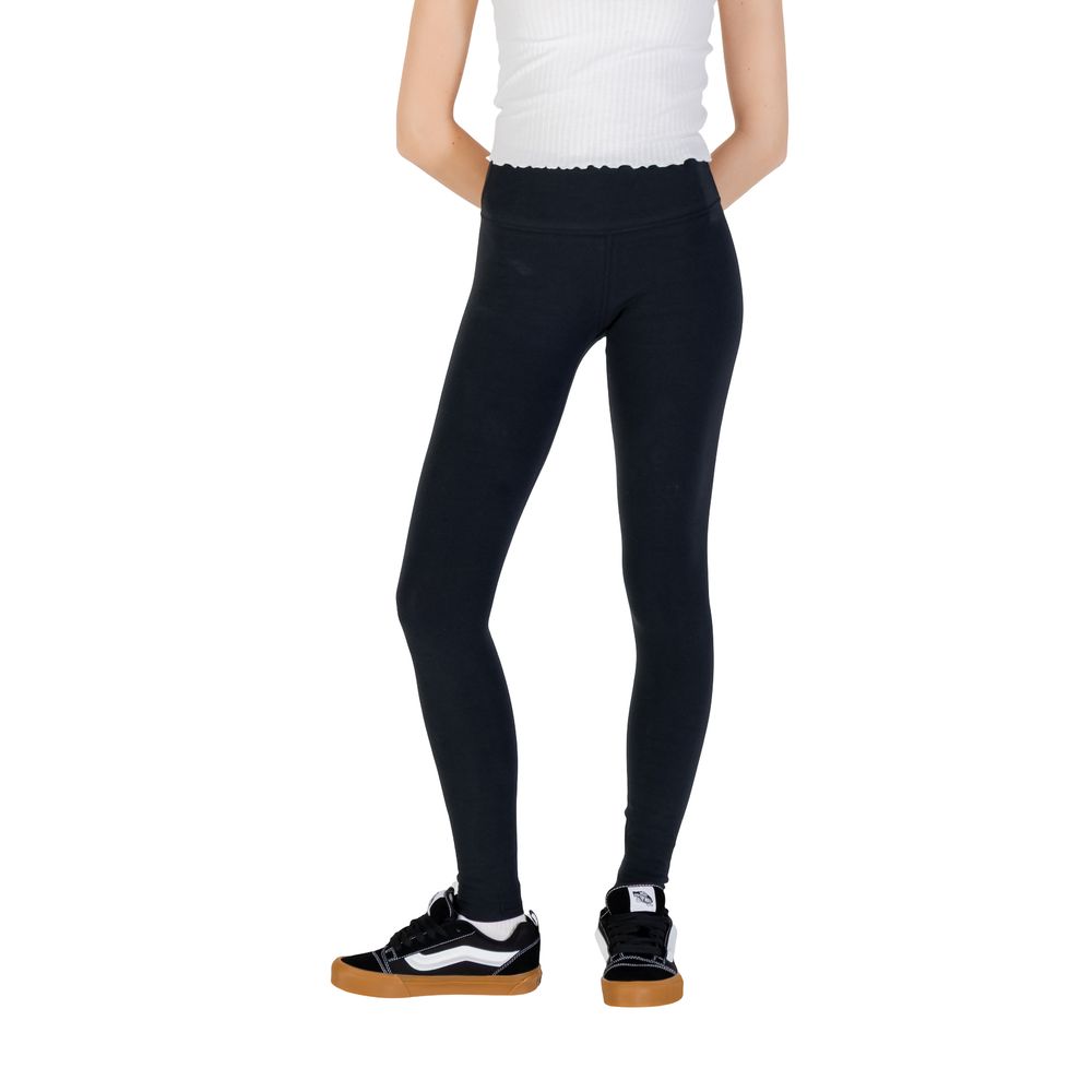 Legging Negro De Algodón Converse De Ajuste Estrecho