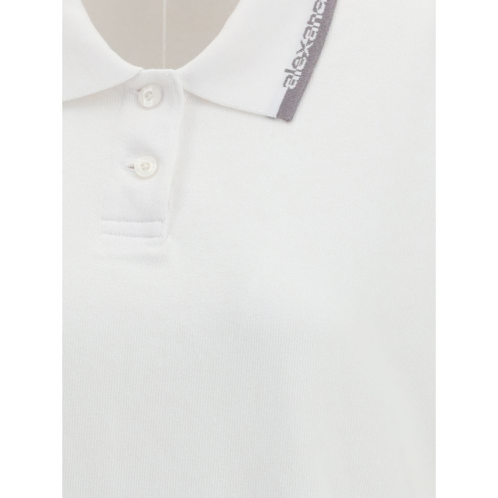 Vestido casual de algodón blanco de Alexander Wang