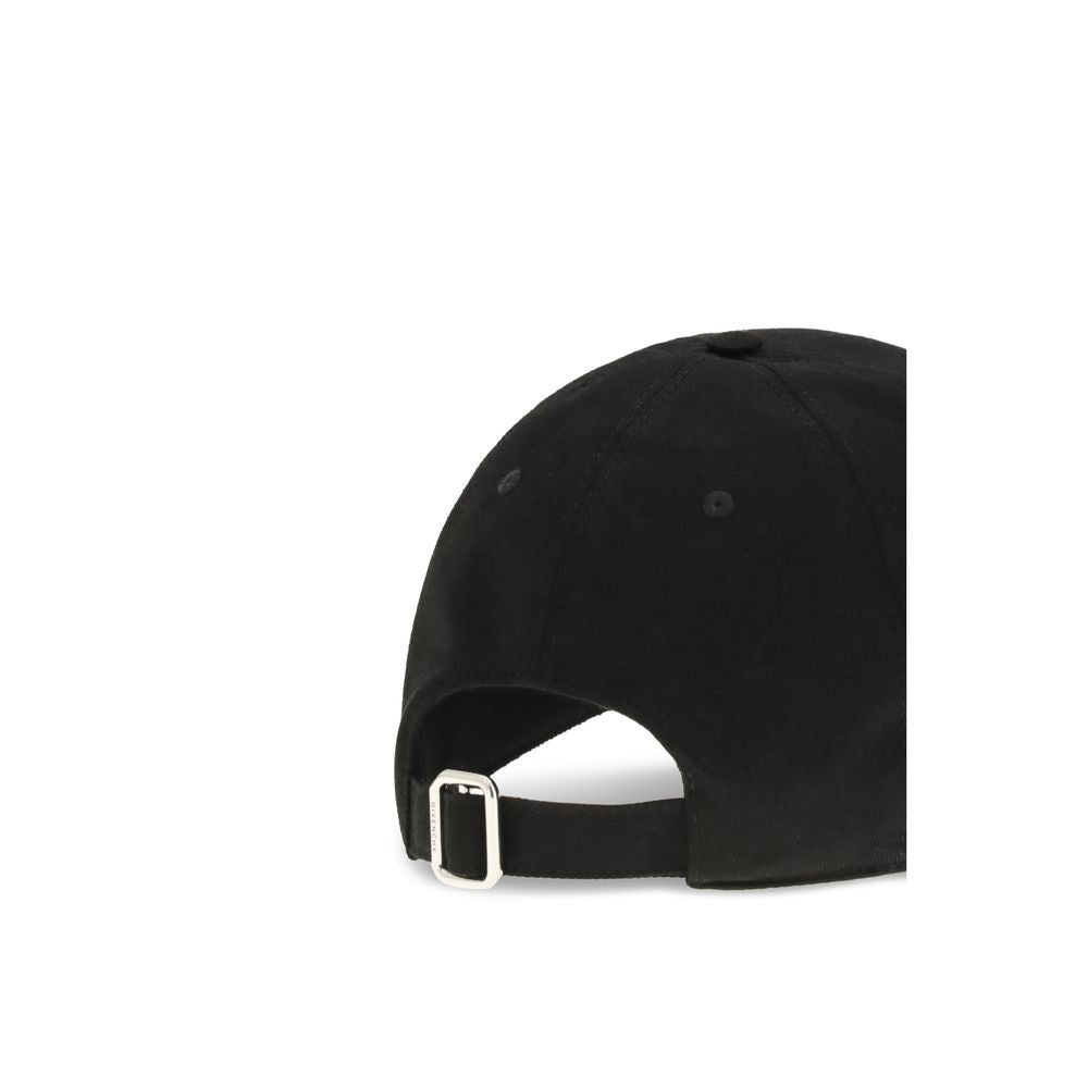 Gorra Givenchy de algodón negro (Gorra de béisbol)