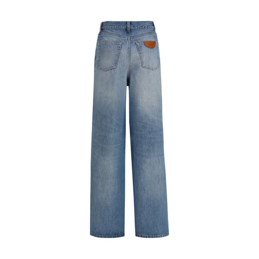 Vaqueros Chloé de algodón azul