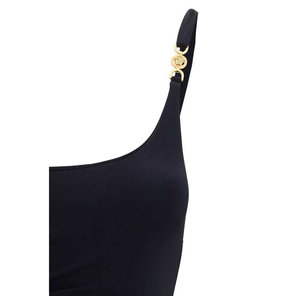 Versace Maillot de Bain Une Pièce en Polyamide Noir