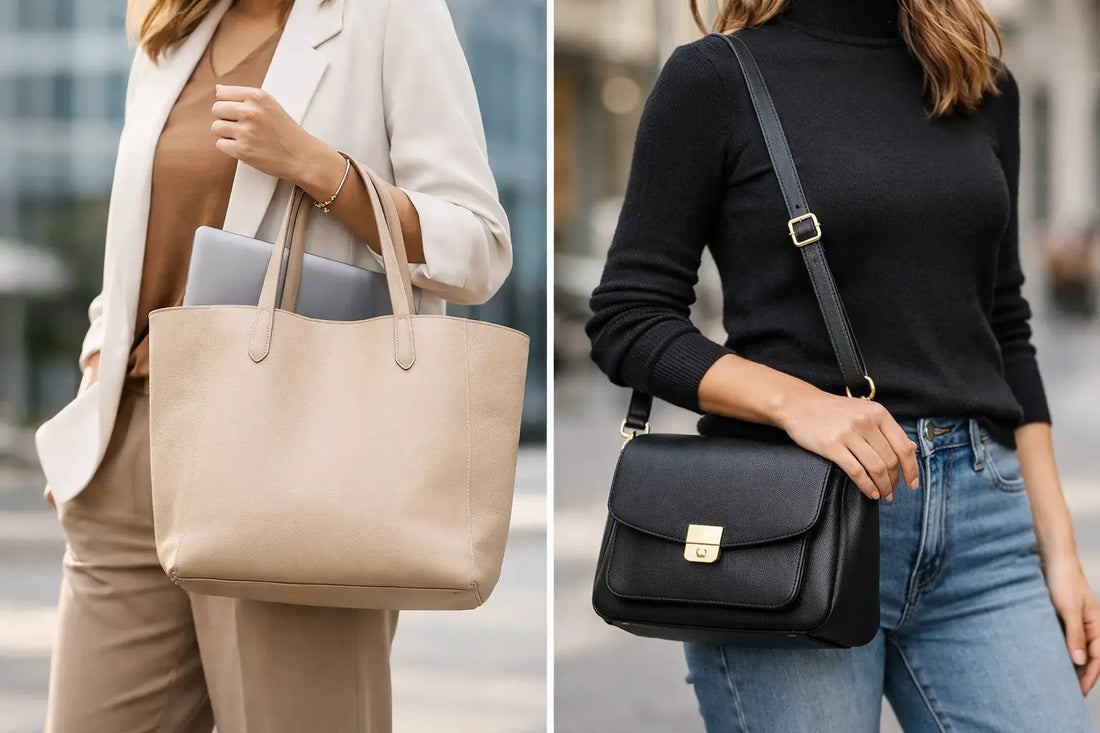 Bolso tote o bandolera: elige según tu estilo