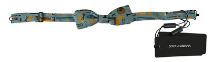 Pajarita Papillon Ajustable Dolce & Gabbana Jazz Club Verde Menta