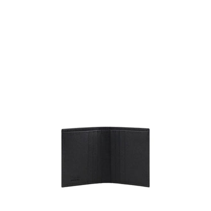 Cartera De Nylon Negro De Prada Con Organización Interna