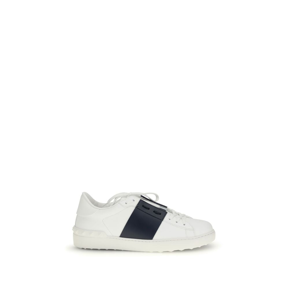 Zapatillas Valentino Garavani Azul Cuero Modelo Bos Taurus Low Top