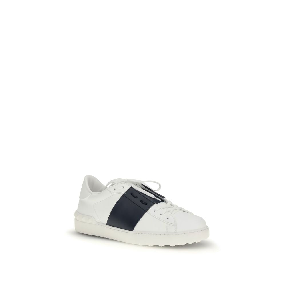 Zapatillas Valentino Garavani Azul Cuero Modelo Bos Taurus Low Top
