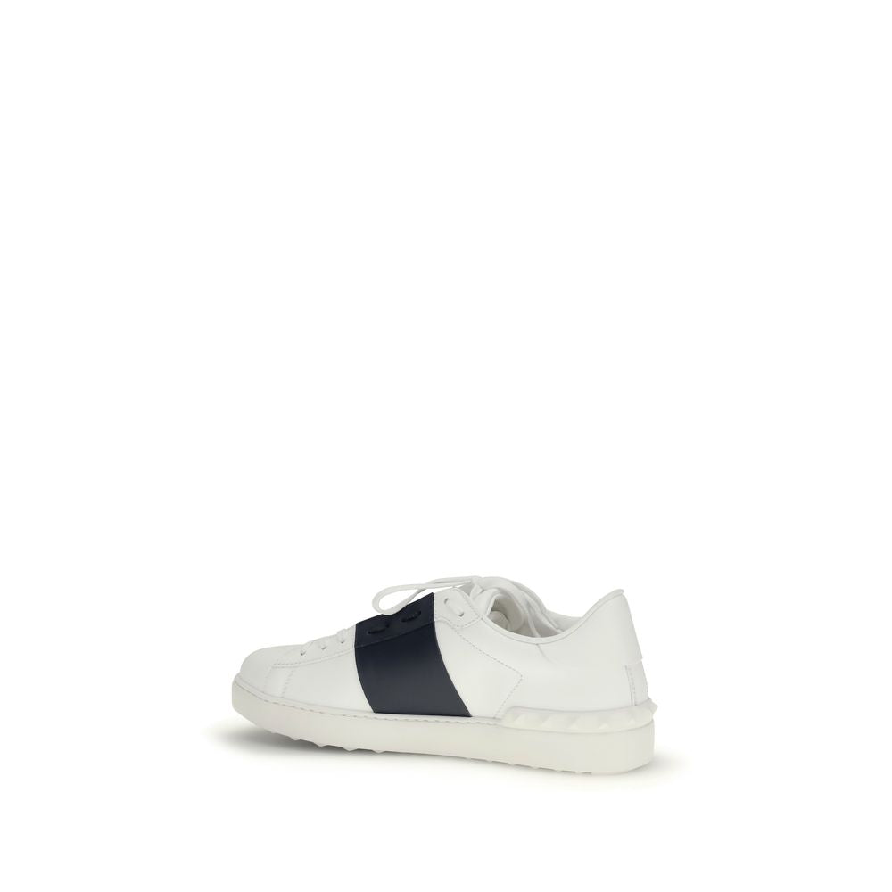 Zapatillas Valentino Garavani Azul Cuero Modelo Bos Taurus Low Top