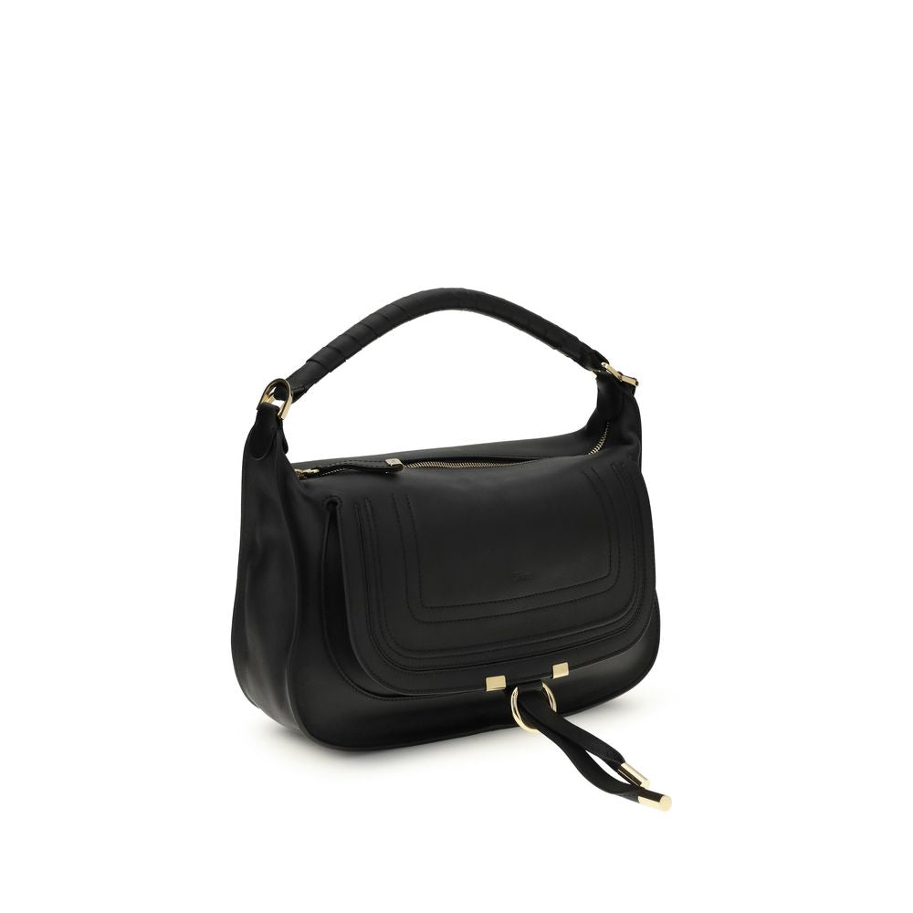 Chloé Sac Bandoulière Noir Cuir De Veau Bos Taurus