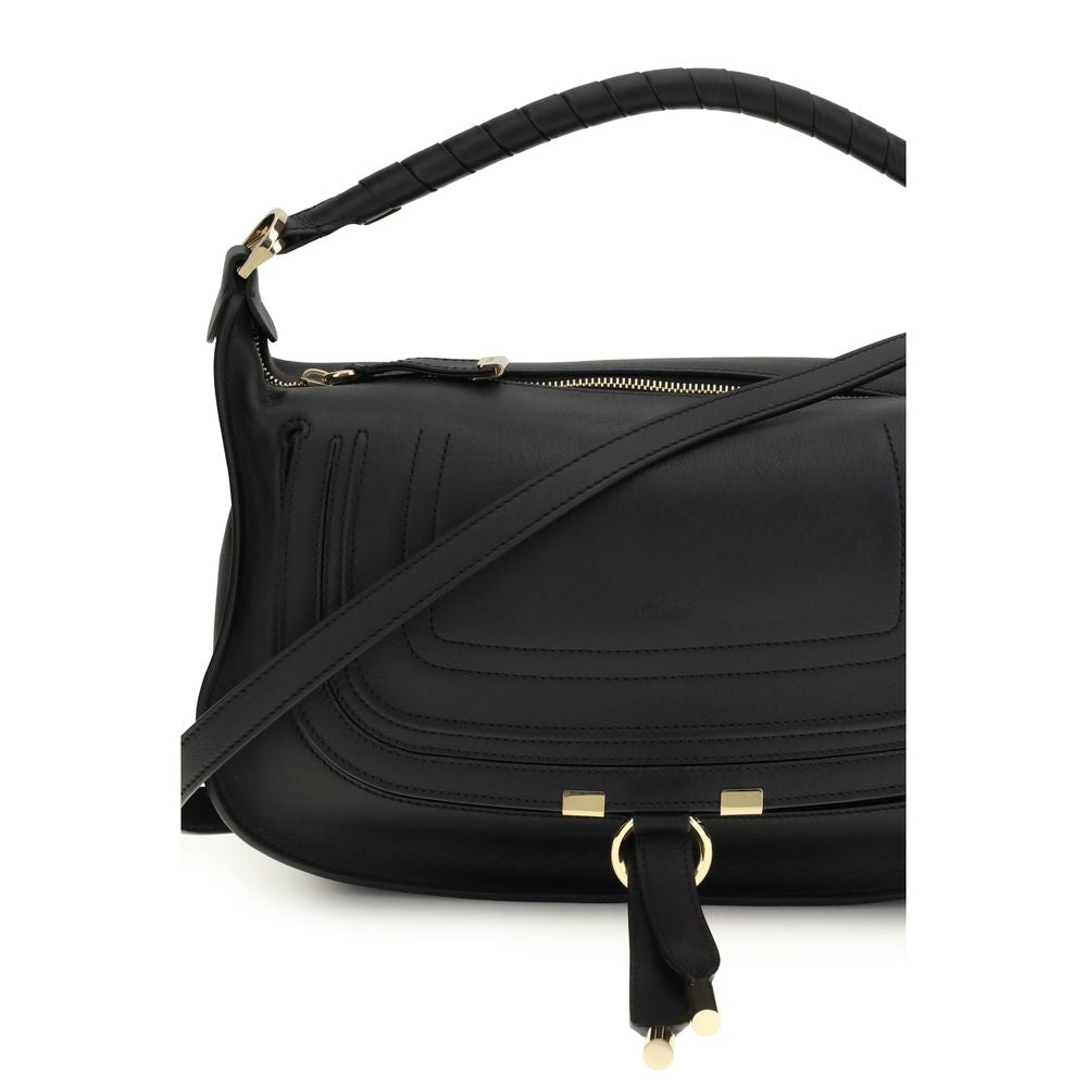 Chloé Sac Bandoulière Noir Cuir De Veau Bos Taurus