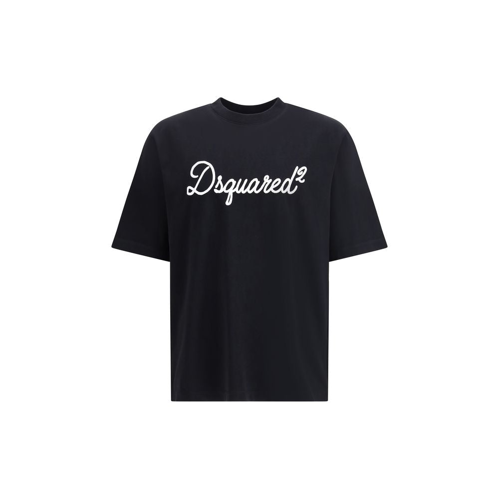 Dsquared² Black Cotton T-Shirt - Constant Comfort