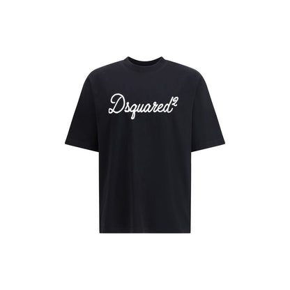 Dsquared² Black Cotton T-Shirt - Constant Comfort