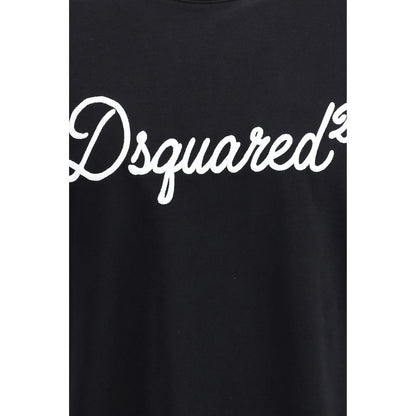 Dsquared² Black Cotton T-Shirt - Constant Comfort