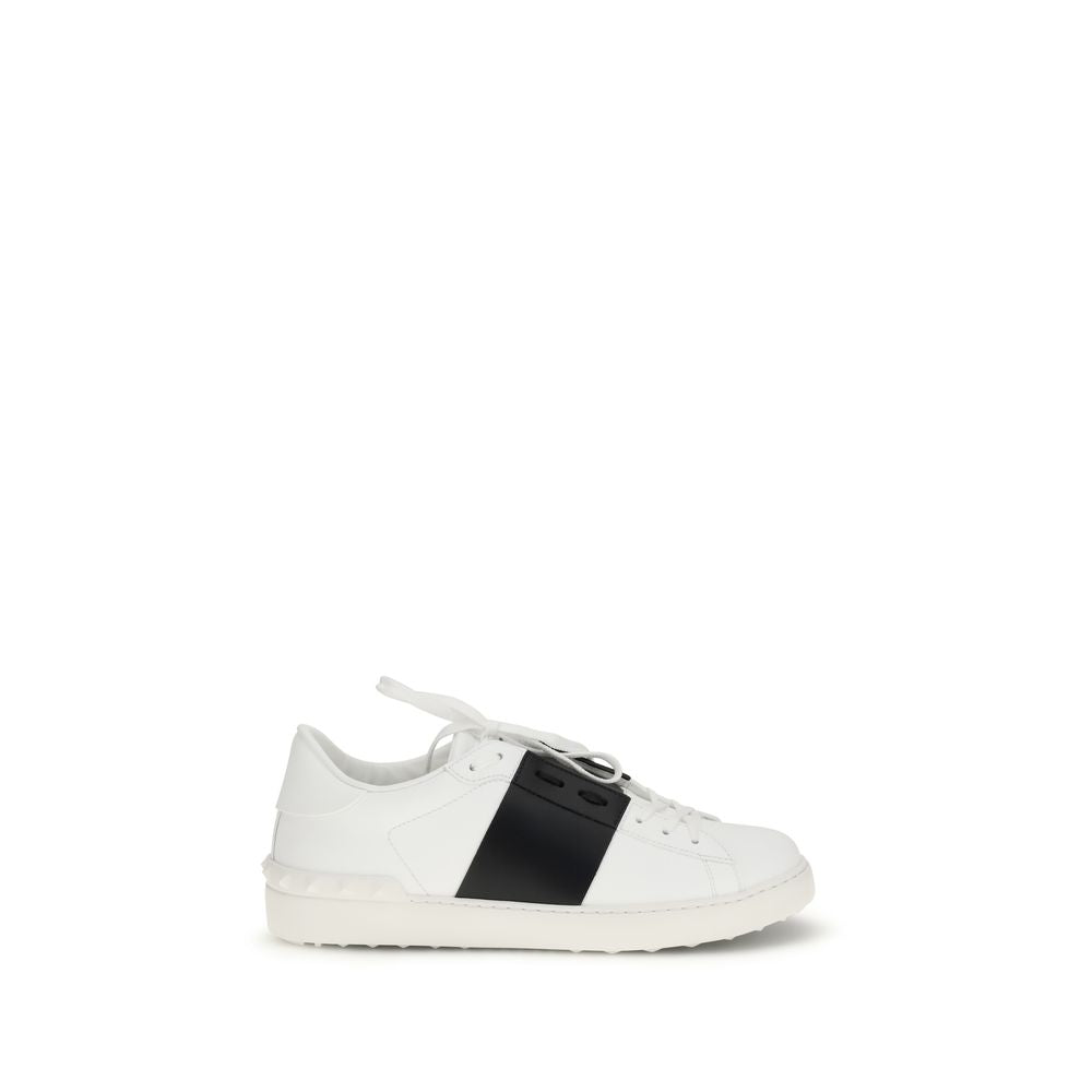Zapatillas bajas Valentino Garavani de piel de becerro blanca Bos Taurus