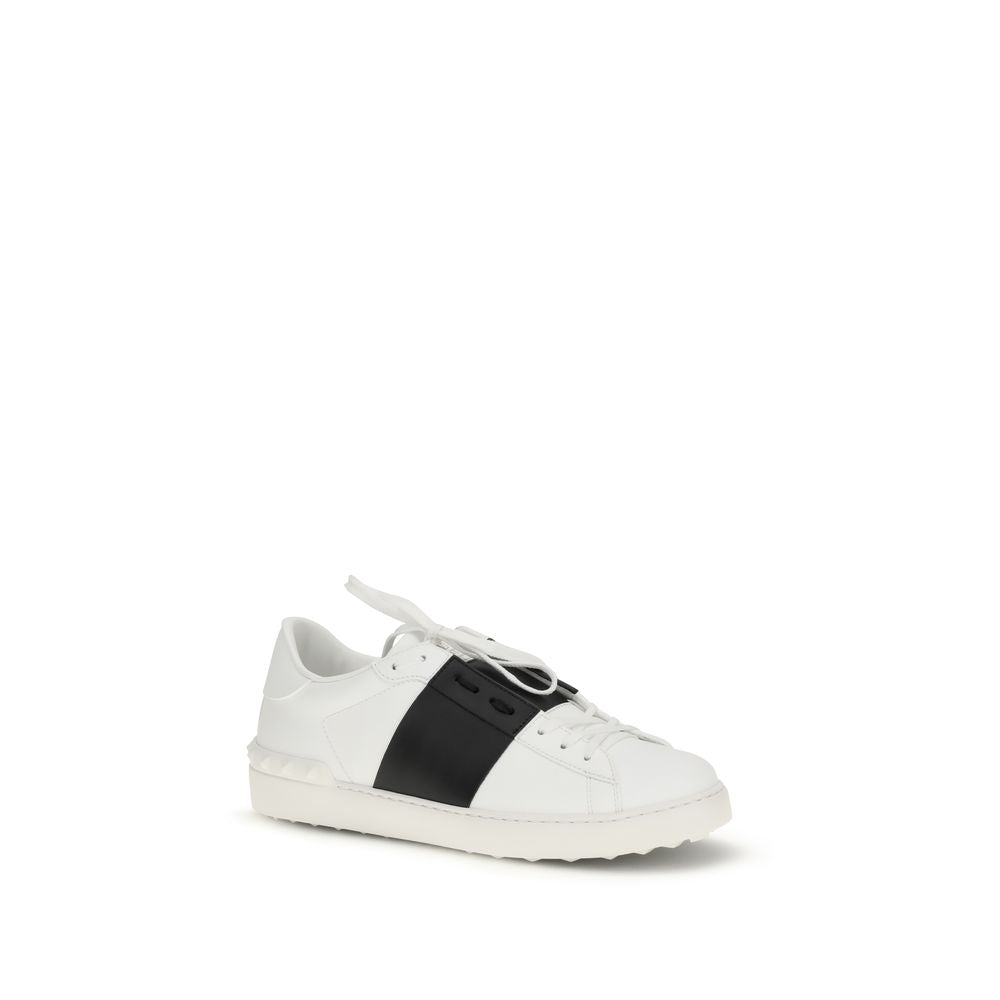 Zapatillas bajas Valentino Garavani de piel de becerro blanca Bos Taurus