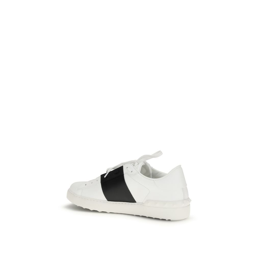 Zapatillas bajas Valentino Garavani de piel de becerro blanca Bos Taurus