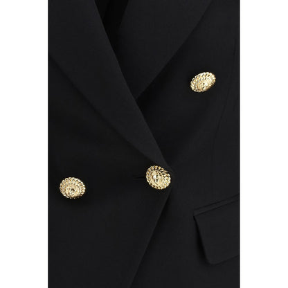 Blazer de lana negra Balmain Oves Aries