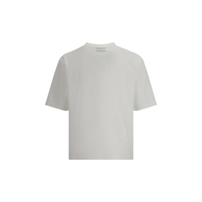 Camiseta Dsquared² De Algodón Blanco Con Logo Bordado
