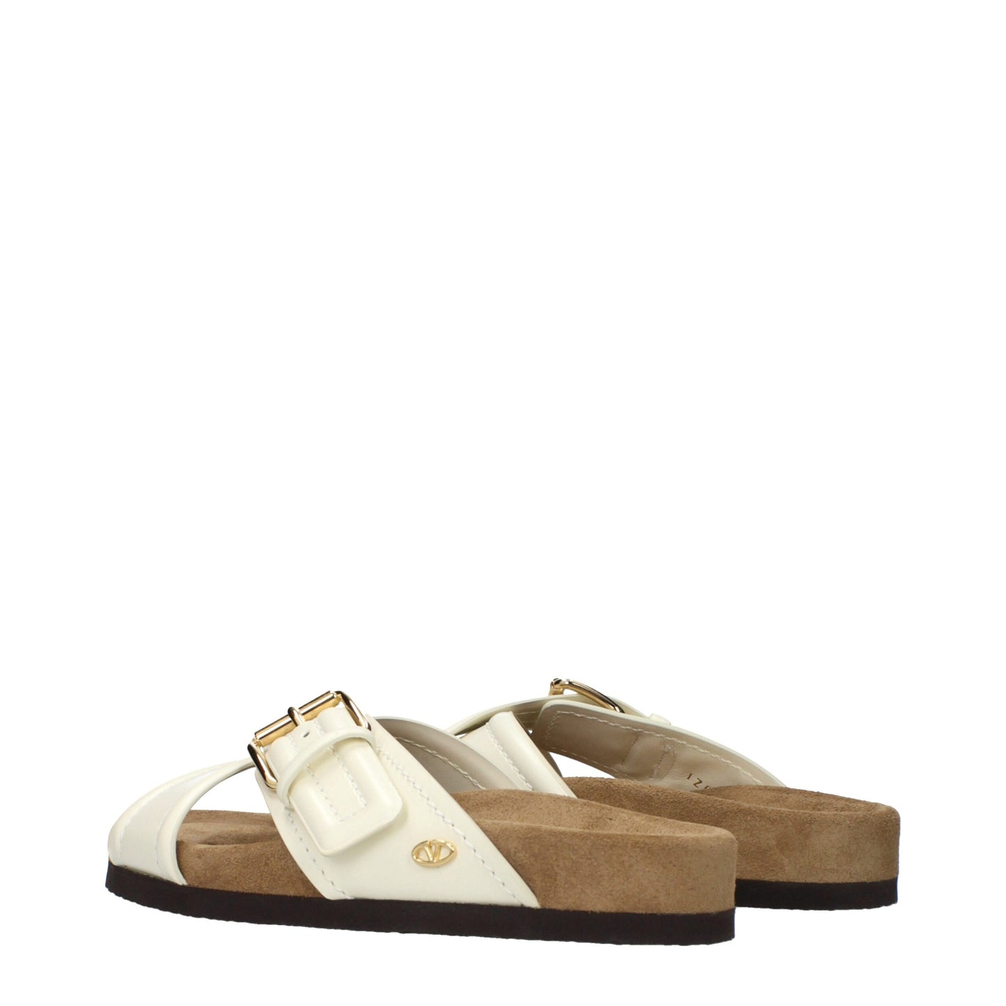 Valentino Garavani Beige Leather Slipper Sneakers