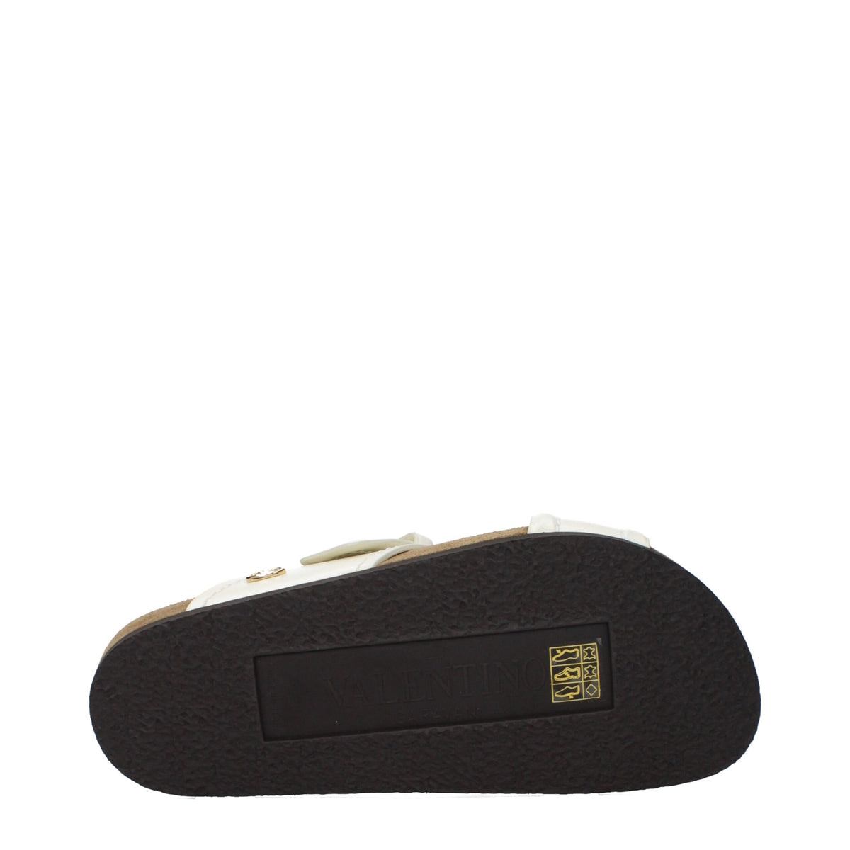 Valentino Garavani Beige Leather Slipper Sneakers