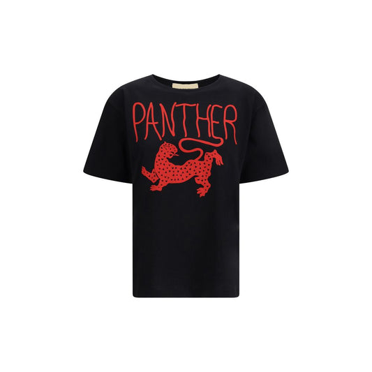 Camiseta de algodón negra Valentino Garavani
