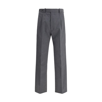 Prada Gray Wool Oves Aries Dress Pants
