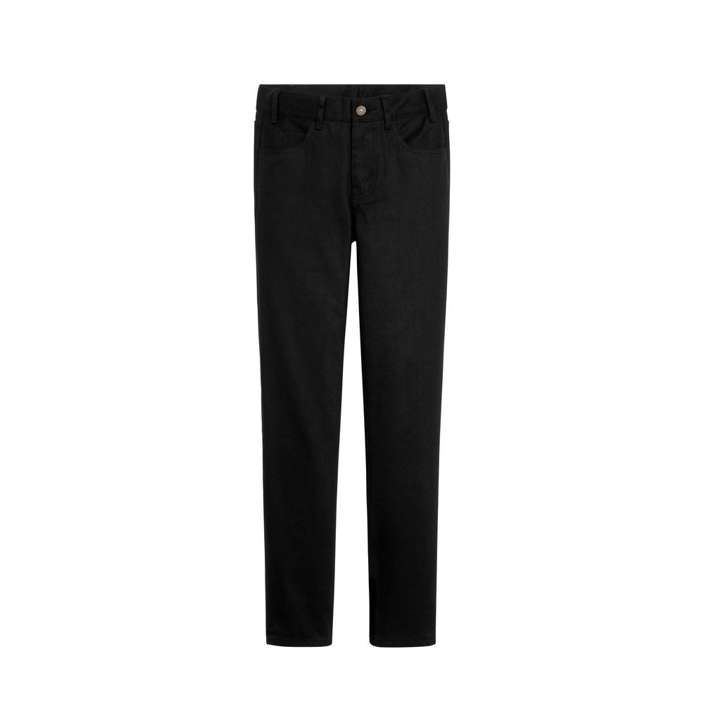 Jeans Skinny Céline noirs en coton et coupe ajustée