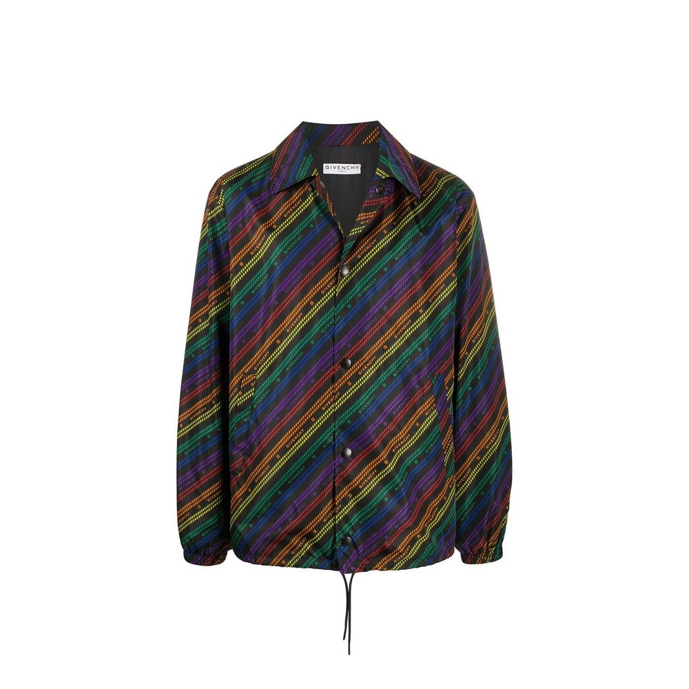 Givenchy Chaqueta Shell De Poliamida Negra Para Hombre