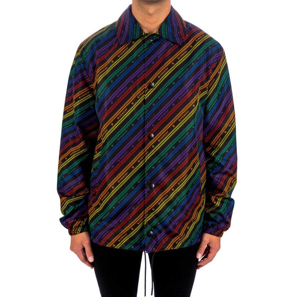 Givenchy Chaqueta Shell De Poliamida Negra Para Hombre