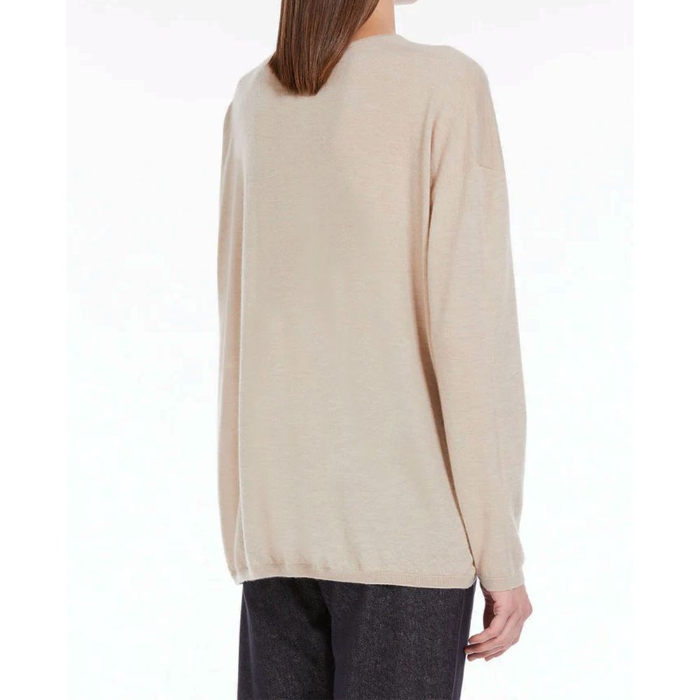 Suéter de cachemir beige Max Mara