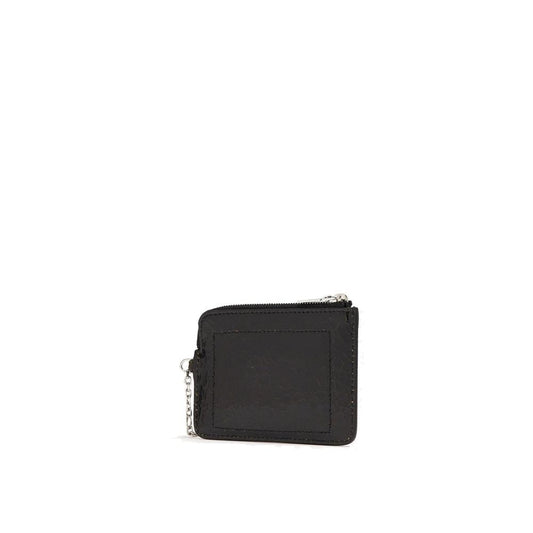Bolso de mano Alexander McQueen de piel de becerro negra