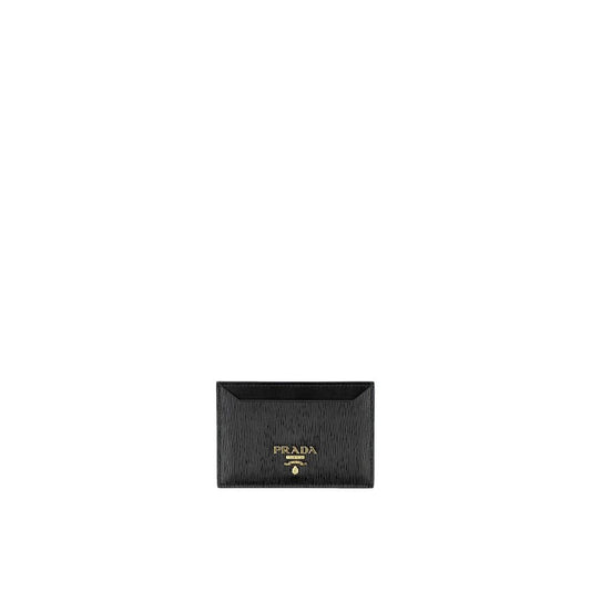 Prada Cartera de Piel de Becerro Negra