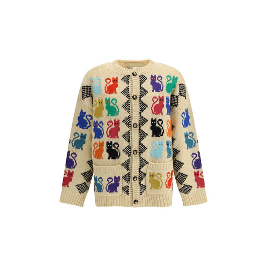 Cárdigan de lana multicolor de Valentino Garavani
