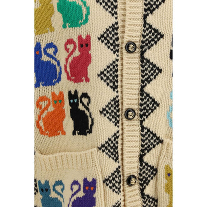 Cárdigan de lana multicolor de Valentino Garavani