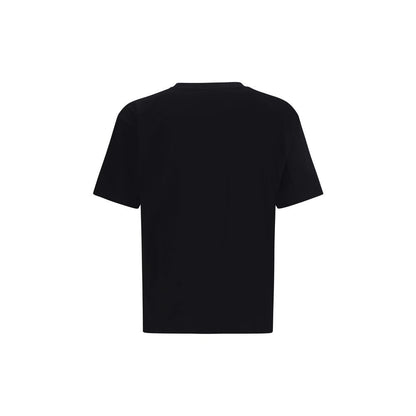 Valentino Garavani T-shirt en Coton Noir Coupe Standard