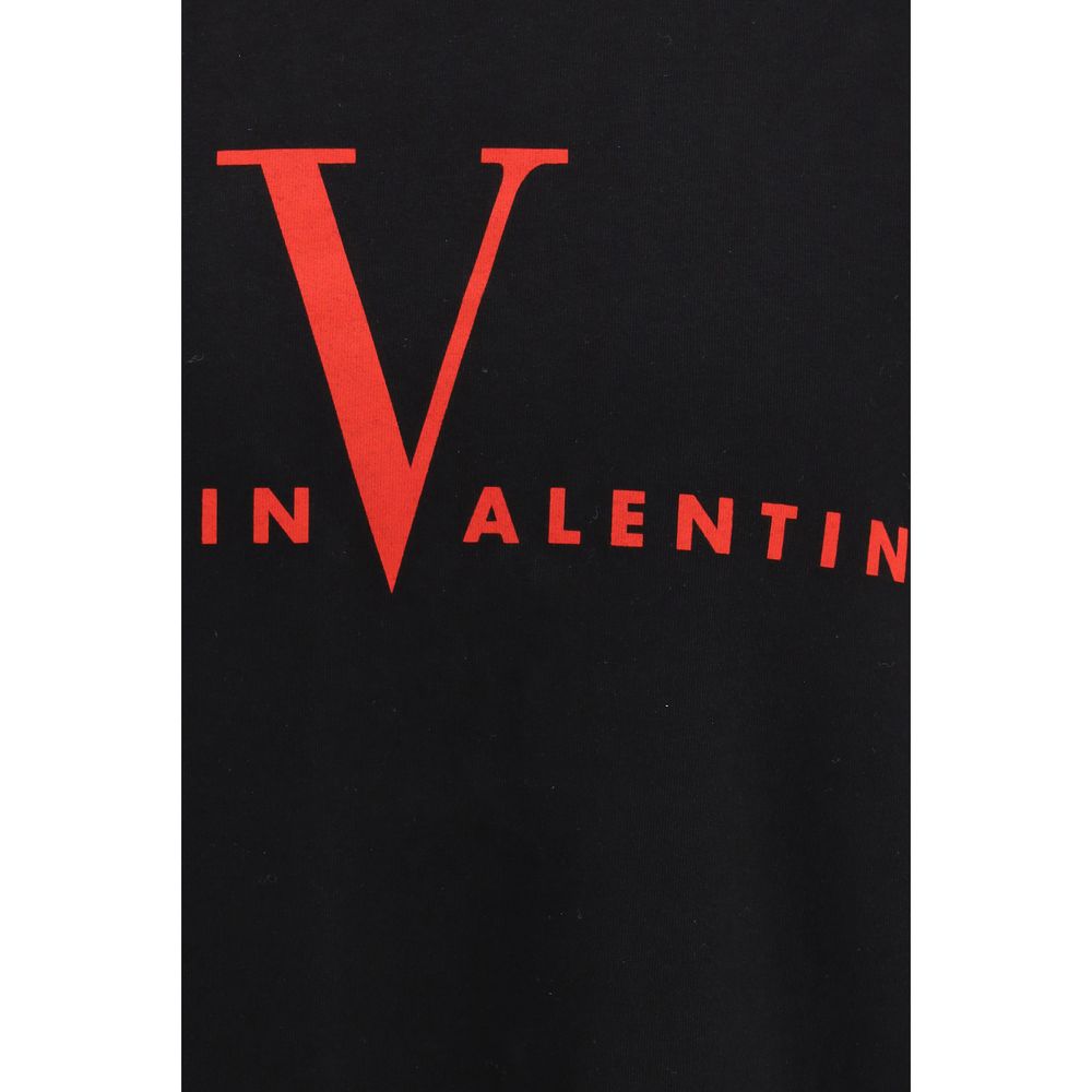 Valentino Garavani T-shirt en Coton Noir Coupe Standard