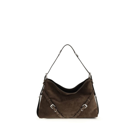 Bolso de hombro Givenchy de piel de becerro negra Bos Taurus