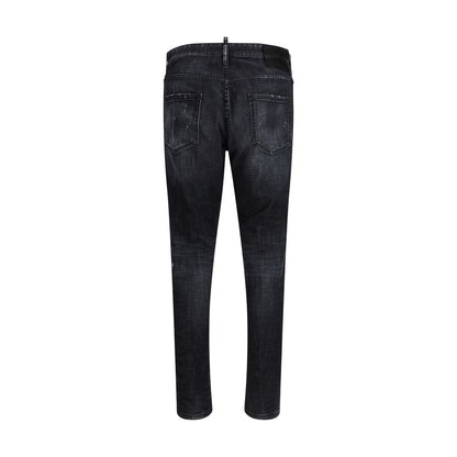 Dsquared² Jeans de algodón negro