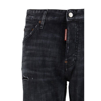 Dsquared² Jeans de algodón negro