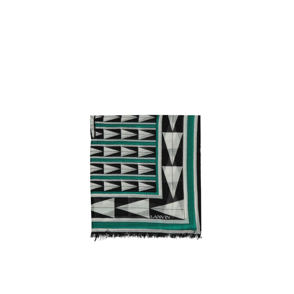 Fular de lana bicolor Lanvin