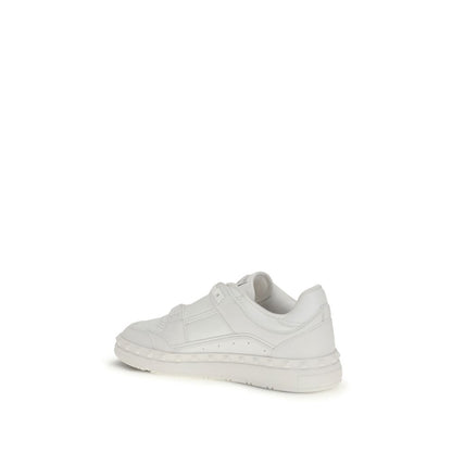 Zapatillas bajas Valentino Garavani de piel de becerro blanca Bos Taurus